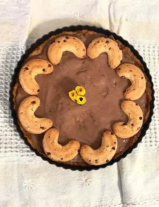 Ricetta Crostata senza cottura con gelato al cioccolato di Sweet1986.86