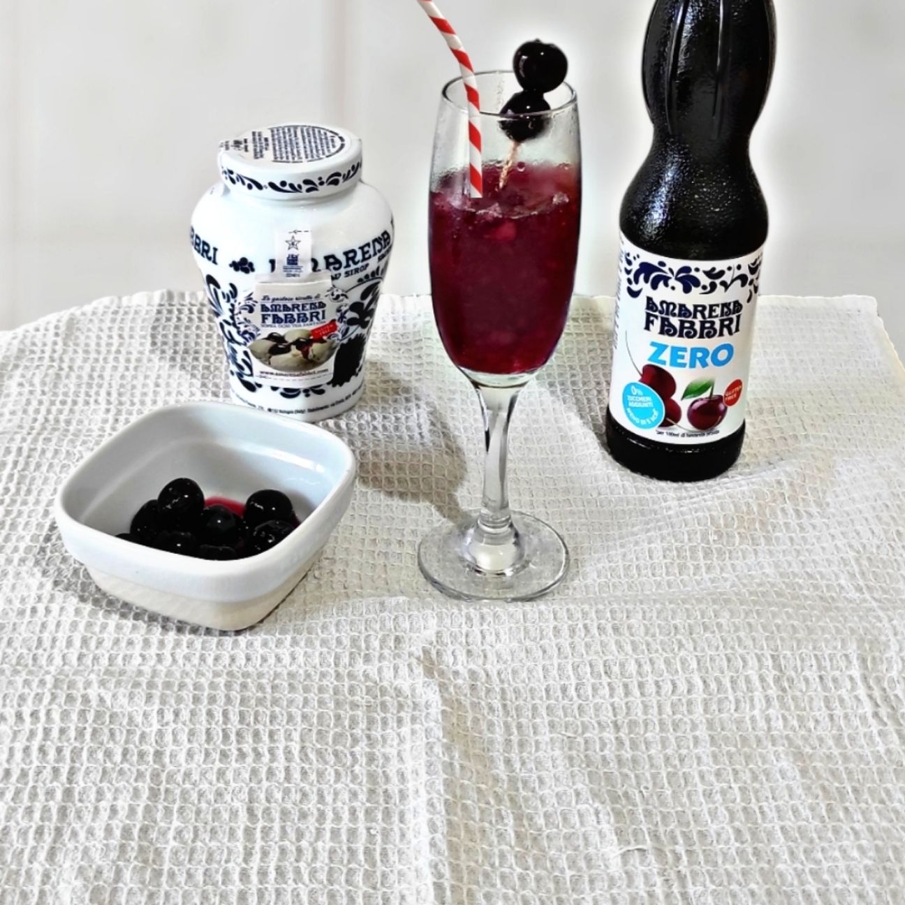Granita all'amarena senza zucchero