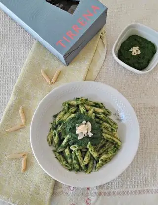 Ricetta Penne con pesto di spinaci e mandorle di Sweet1986.86
