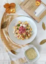 Ricetta Gnocchi con zucca e pancetta croccante con crema al pecorino