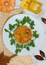 Ricetta Risotto cremoso con zucca e salsiccia