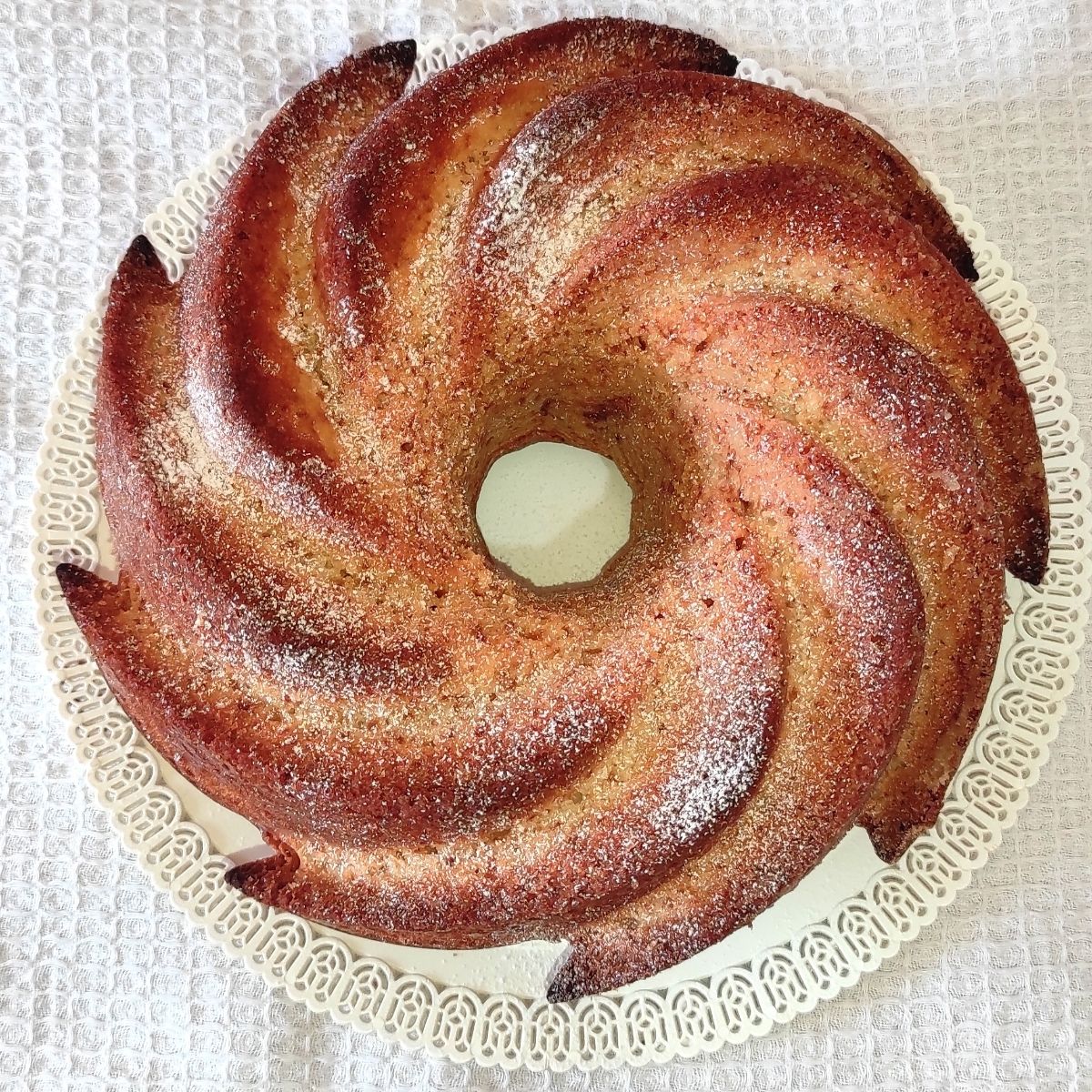 Bundt cake all'acqua senza latte, uova e burro