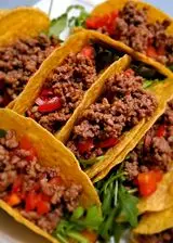 Ricetta Tacos di Mais con carne macinata e peperoni