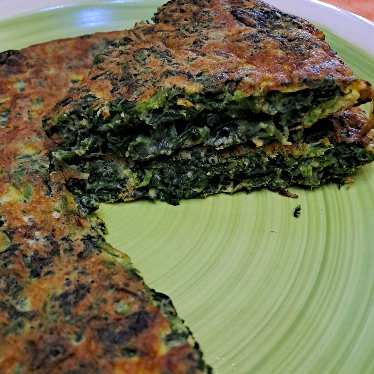 Frittata di spinaci