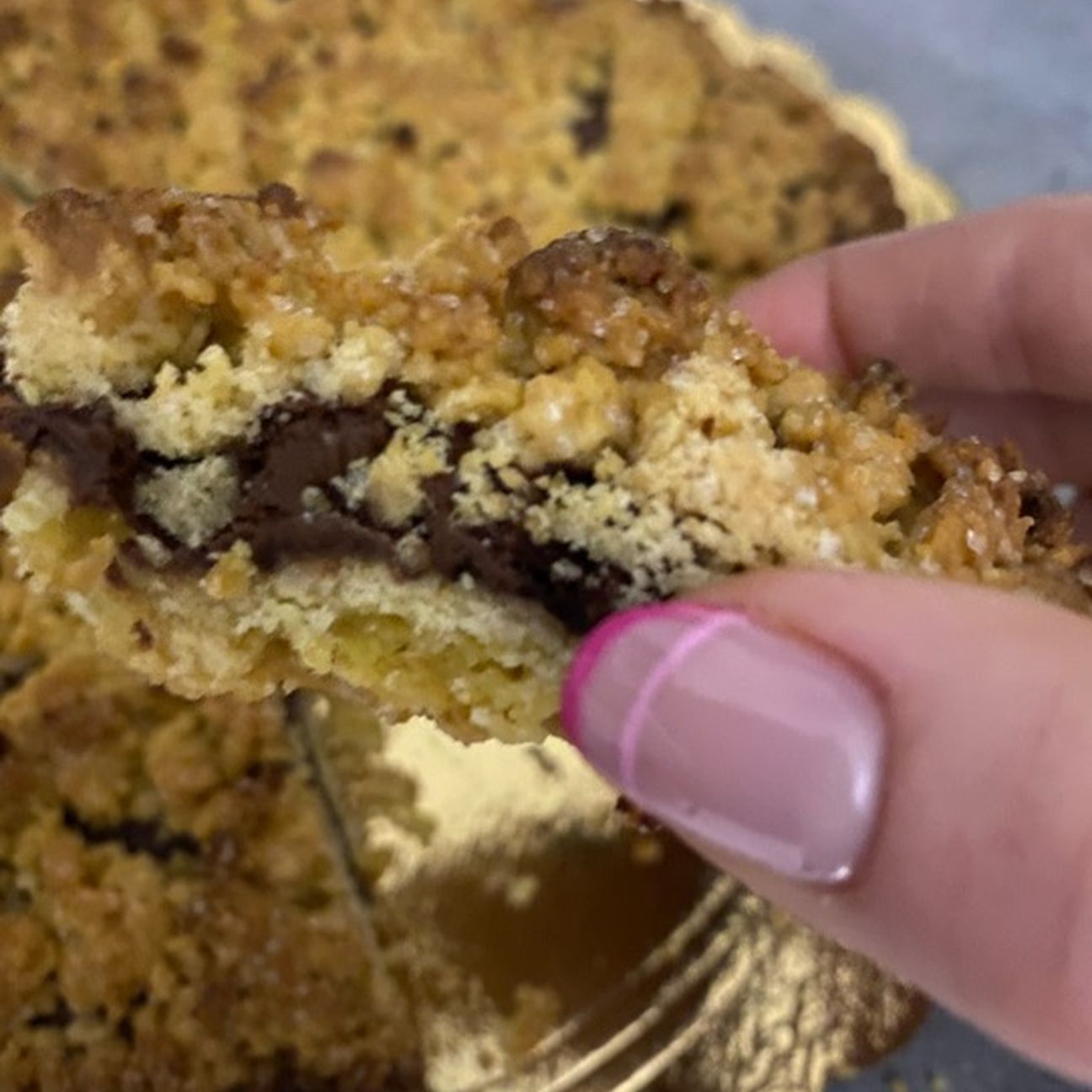 Sbriciolata alla Nutella