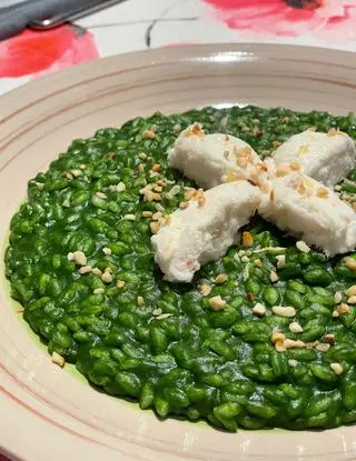 Ricetta Risotto agli spinaci con baccalà mantecato di gessi_in_cucina