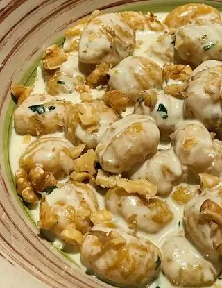 Ricetta Gnocchetti di zucca con fonduta di gorgonzola e noci di gessi_in_cucina