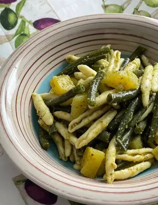 Ricetta Pasta al pesto con patate e fagiolini di gessi_in_cucina