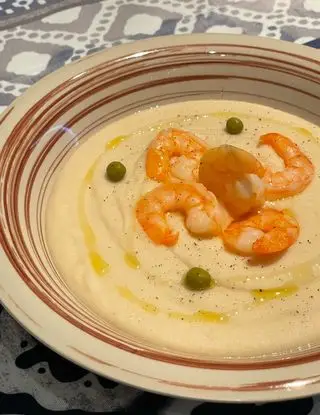 Ricetta Vellutata di fagioli cannellini con gamberi di gessi_in_cucina