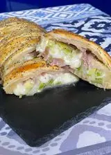 Ricetta Strudel salato con porri e speck