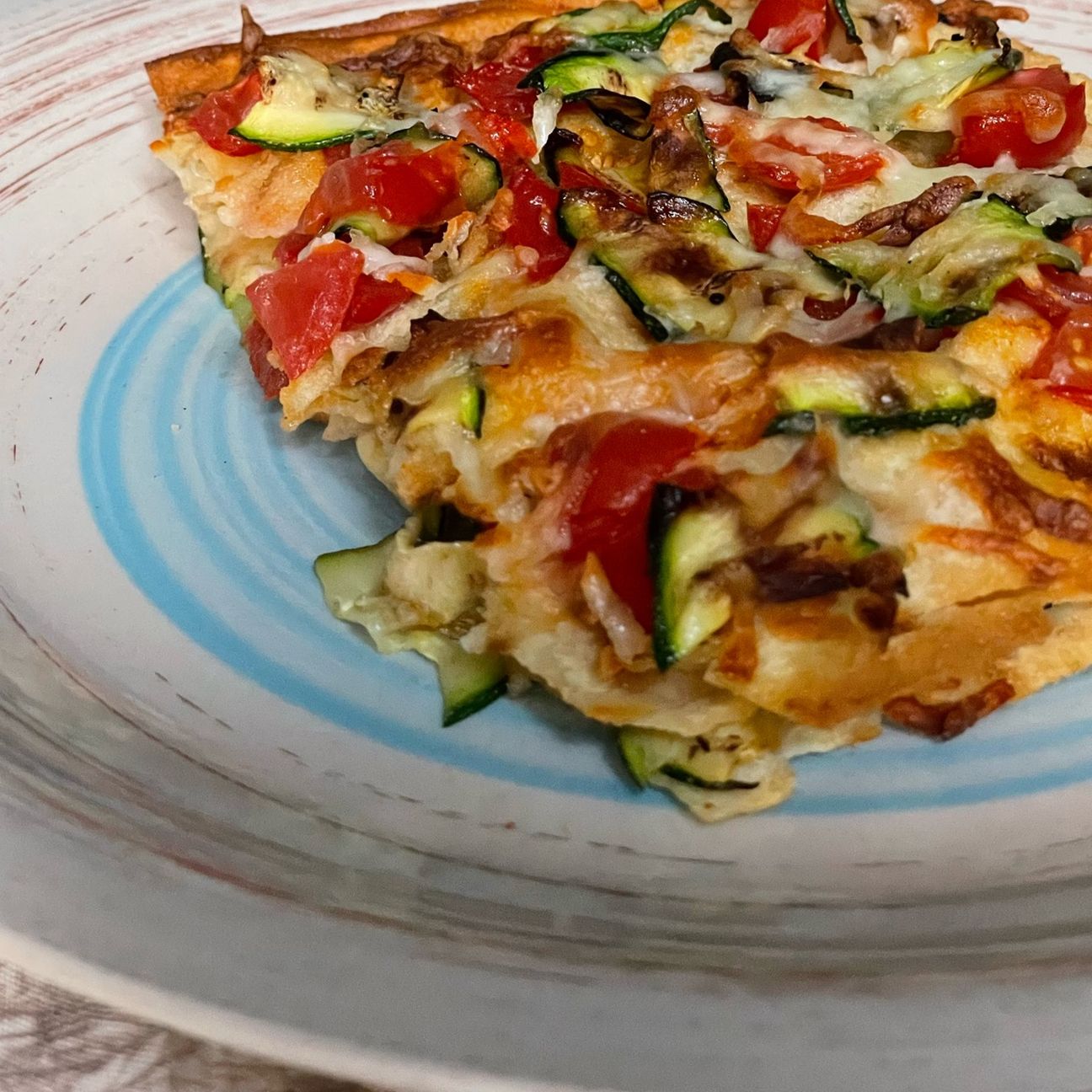 Lasagnetta estiva con pane carasau