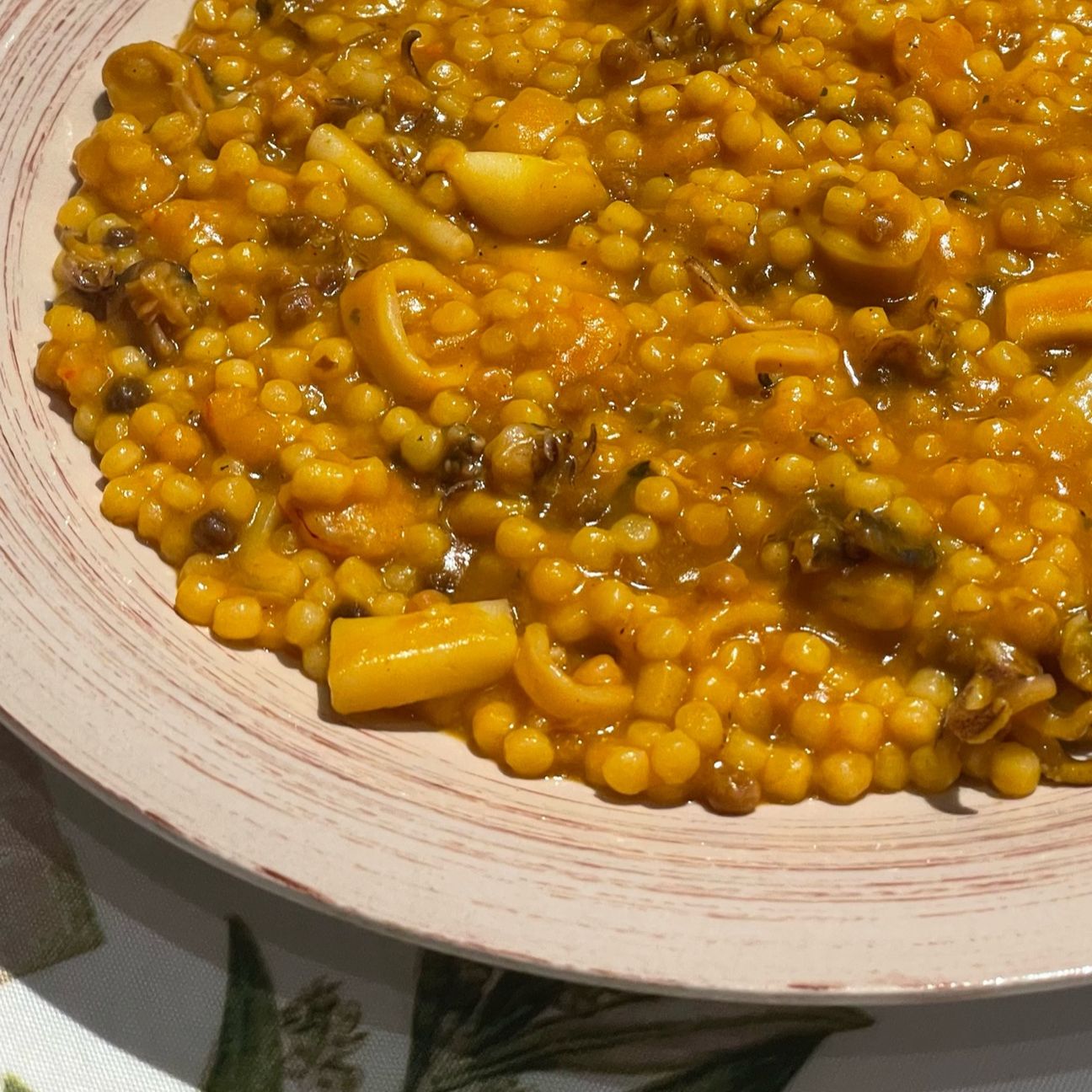 Fregola alla zucca al sapore di mare