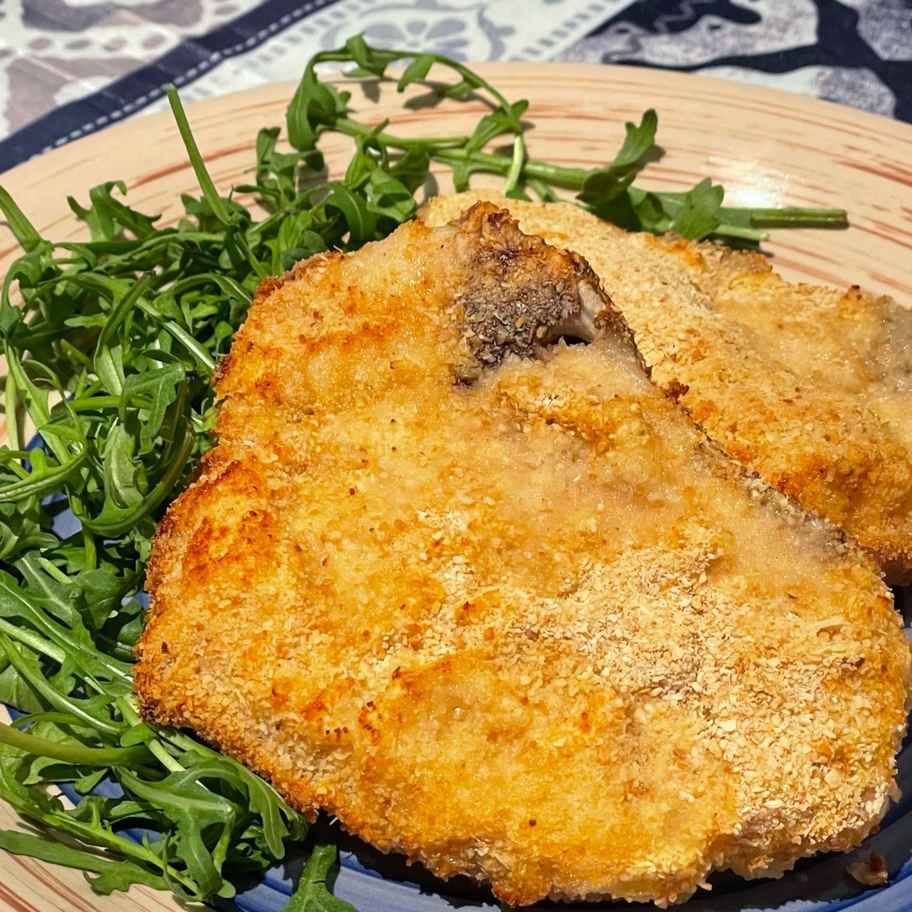 Braciole di maiale impanate al forno