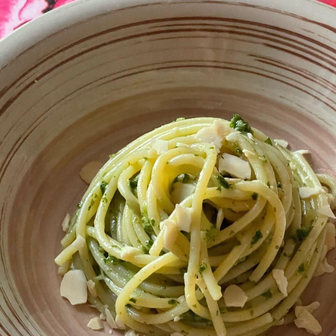 Spaghetti al pesto di sedano