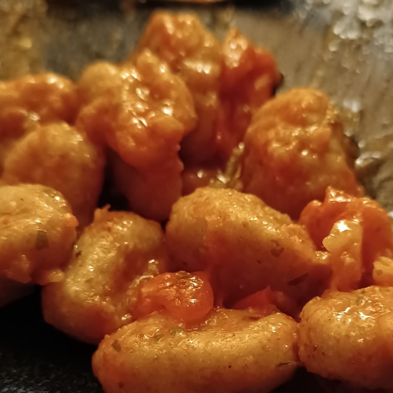 Gnocchi al sugo di merluzzo