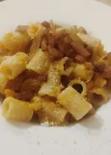 Ricetta Pasta zucca e guanciale