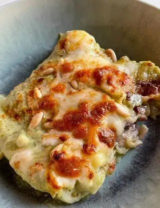 Ricetta Lasagne al pesto con speck, parmigiano e provola dolce di ilmiopiattoacolori