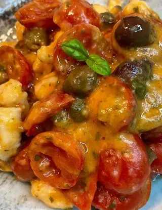 Ricetta Bocconcini di pollo cremosi alla mediterranea di ilmiopiattoacolori