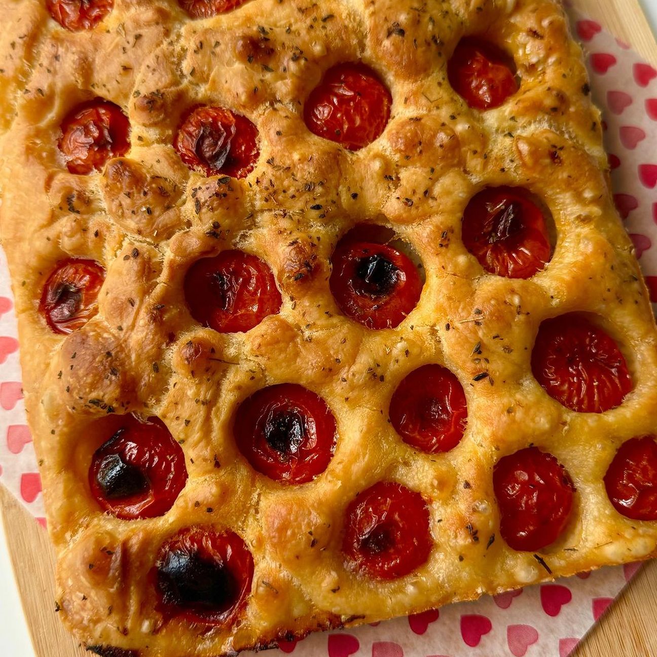 Focaccia mille bolle