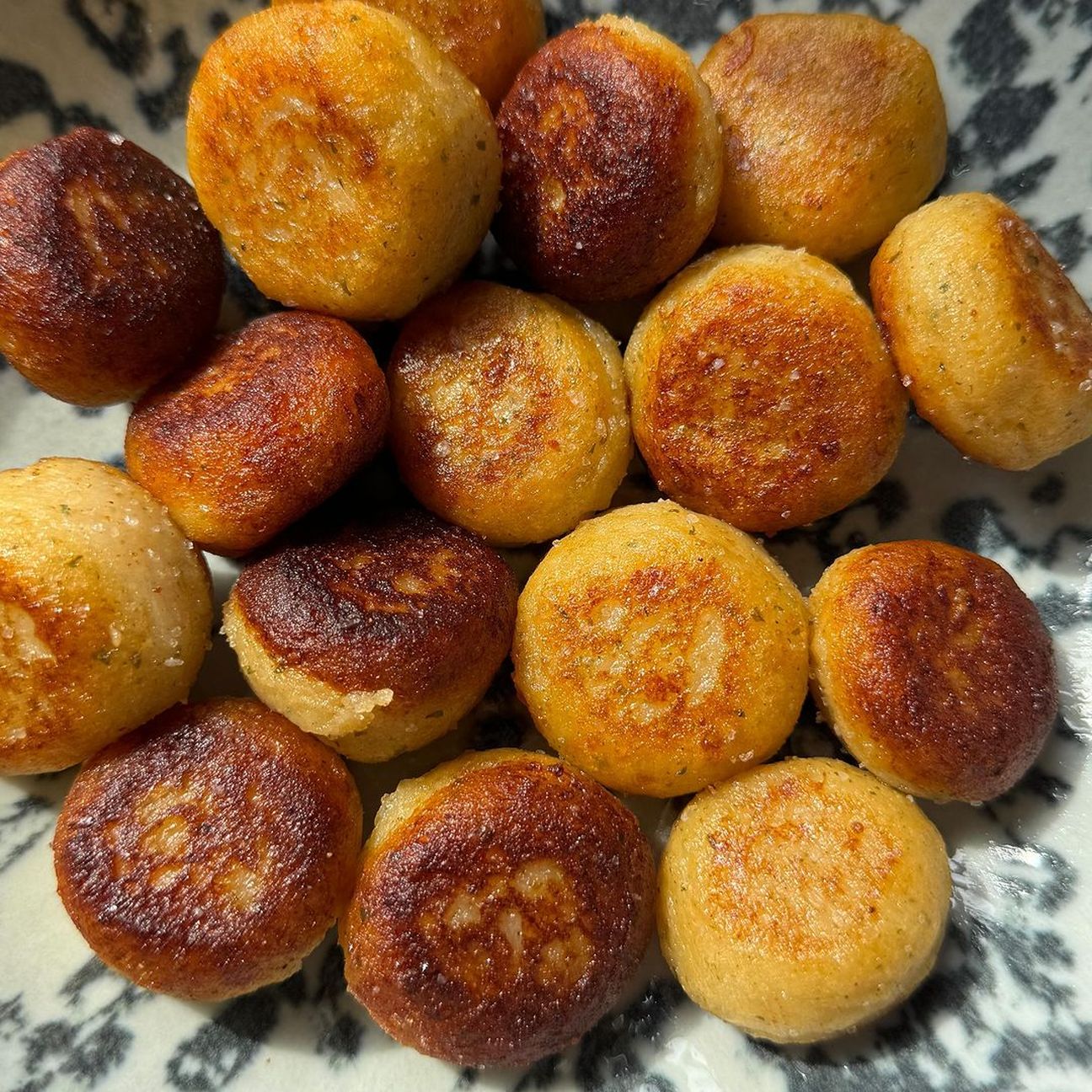 Crispy potato balls