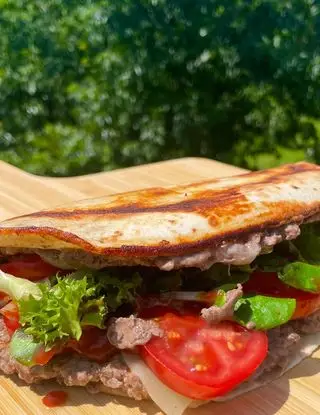 Ricetta Smashed burger piadina di ilmiopiattoacolori