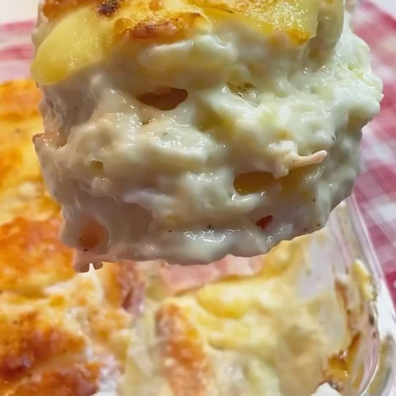 Lasagna di patate con prosciutto e provola