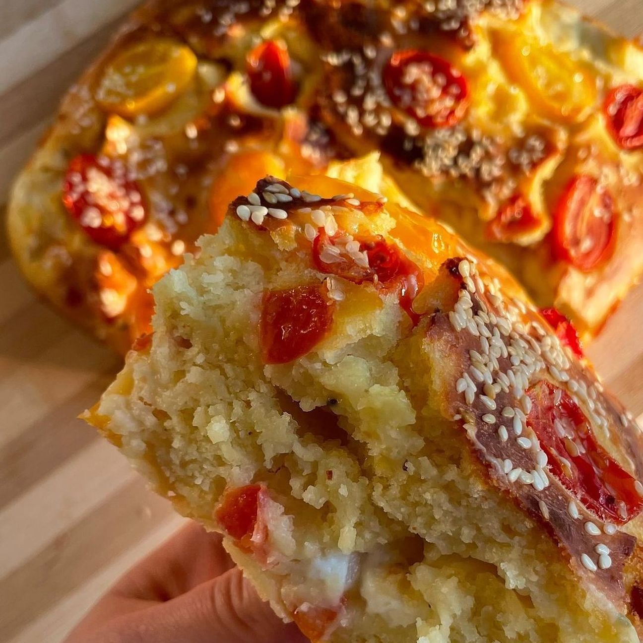 Focaccia magica sette vasetti