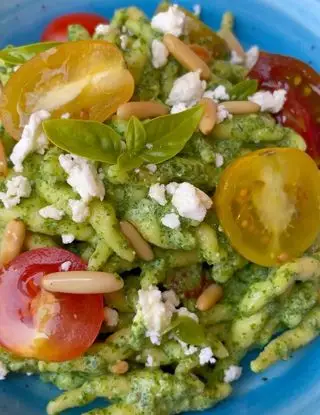 Ricetta Pesto di rucola, feta e pomodorini di ilmiopiattoacolori