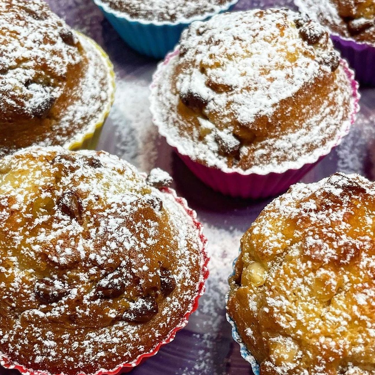Muffin cuor di pistacchio
