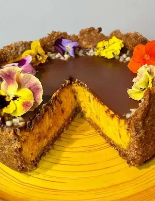 Ricetta Zucca Cheesecake con Cioccolato Fondente di ilmiopiattoacolori