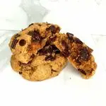 Ricetta Cookies al cioccolato e burro d’arachidi