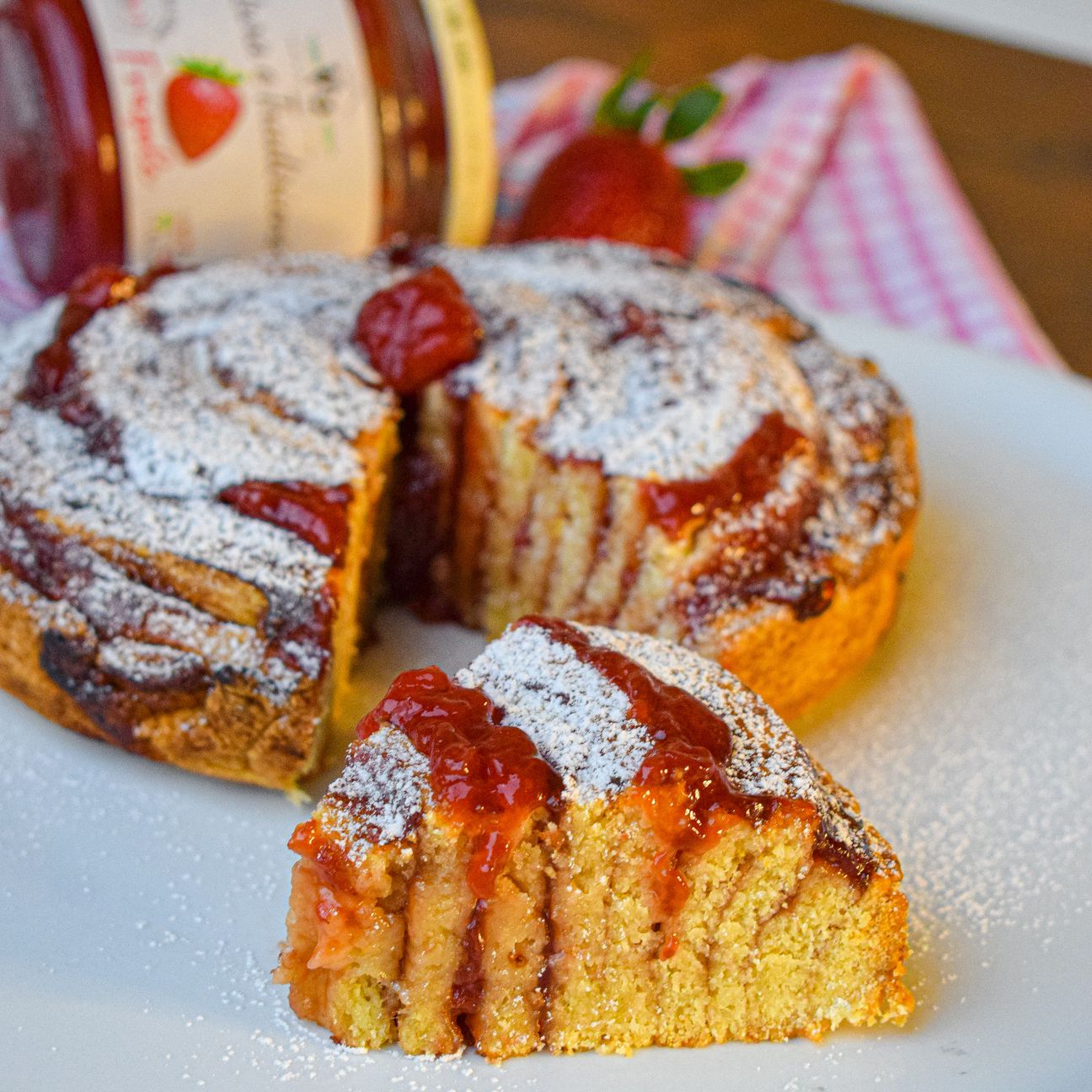 Crostata Arrotolata alle fragole 🍓