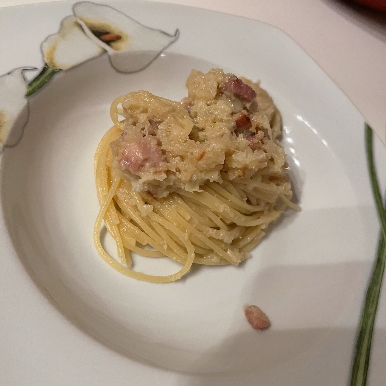 Spaghetti al cavolfiore e pancetta