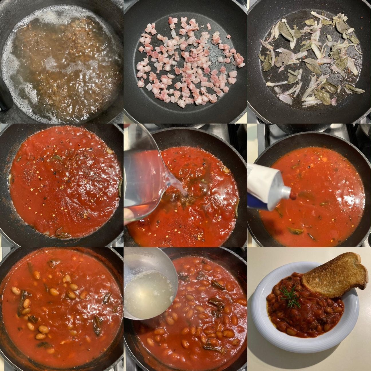 Fagioli all'uccelletto "a modo mio"