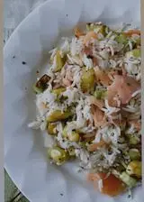 Ricetta Riso basmati con zucchine e salmone affumicato