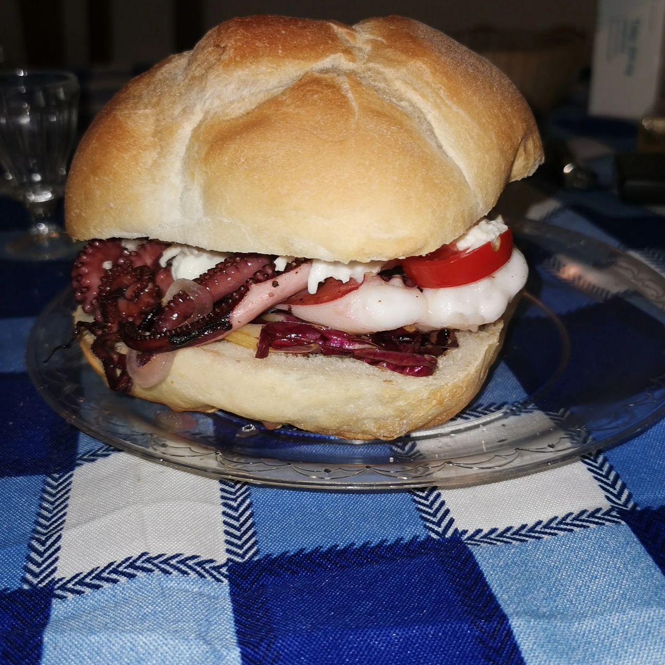 Panino col polpo
