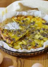 Ricetta Frittata al forno: patate e champignon