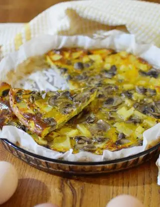 Ricetta Frittata al forno: patate e champignon di Tiramisù_Il_Morale