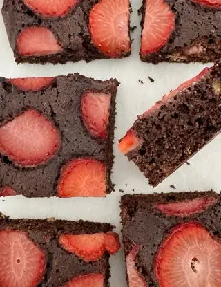 Ricetta BROWNIE ALLE FRAGOLE di fit_ruffina