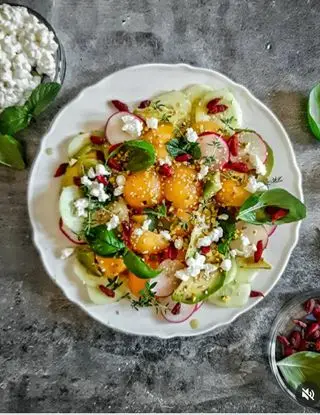 Ricetta Insalata estiva multicolore ANTO' FA CALDO di Bina