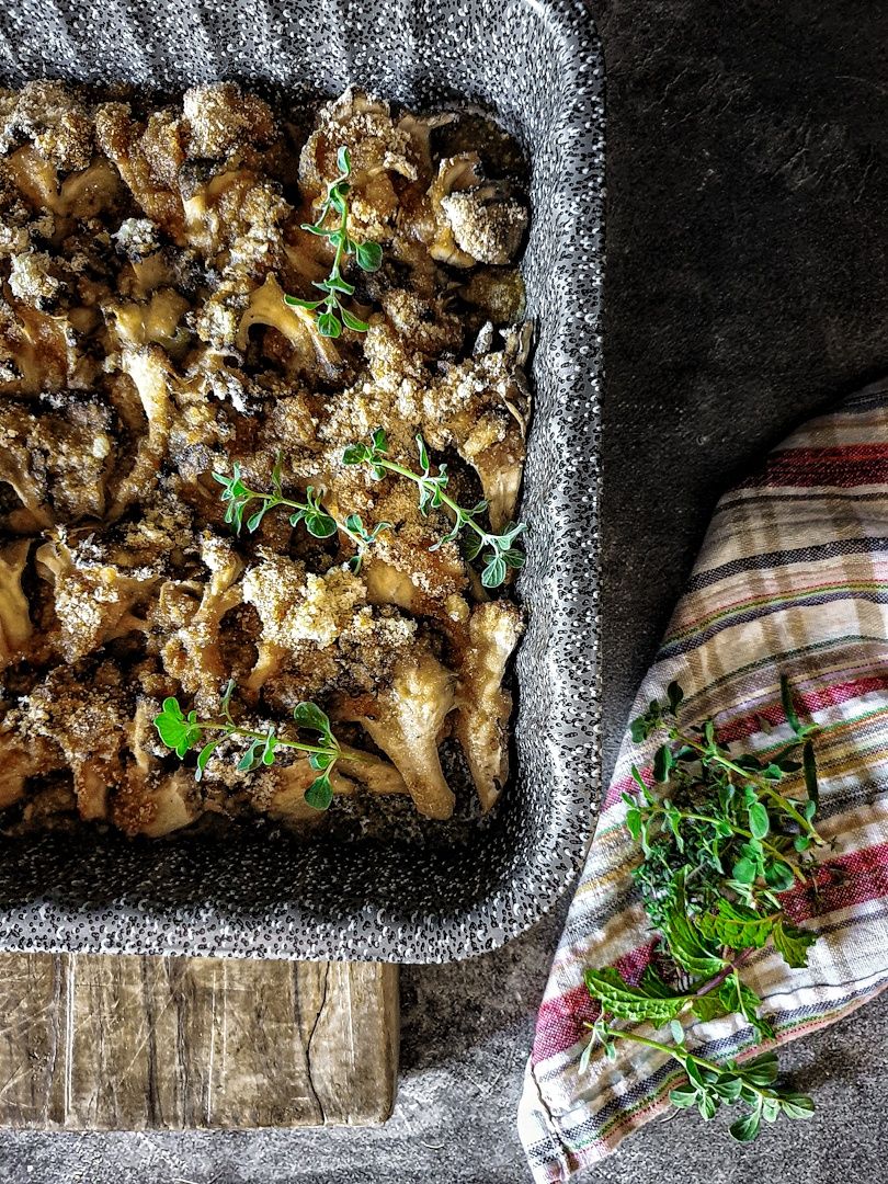 Barbexin gratinati (Grifola Frondosa)