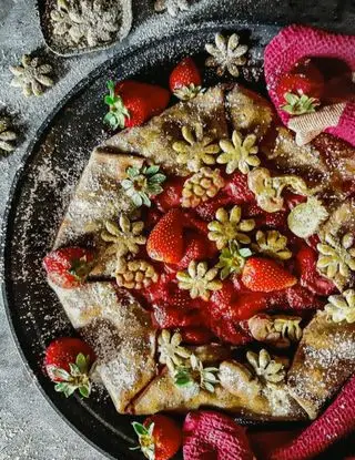 Ricetta Galette di avocado alle fragole di Bina