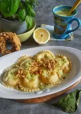 Ricetta Ravioli capresi con pesto di limoni e tarallo napoletano