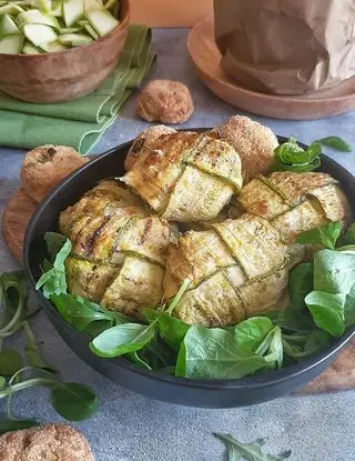 Ricetta Fagottini di zucchine gratinate di Bina