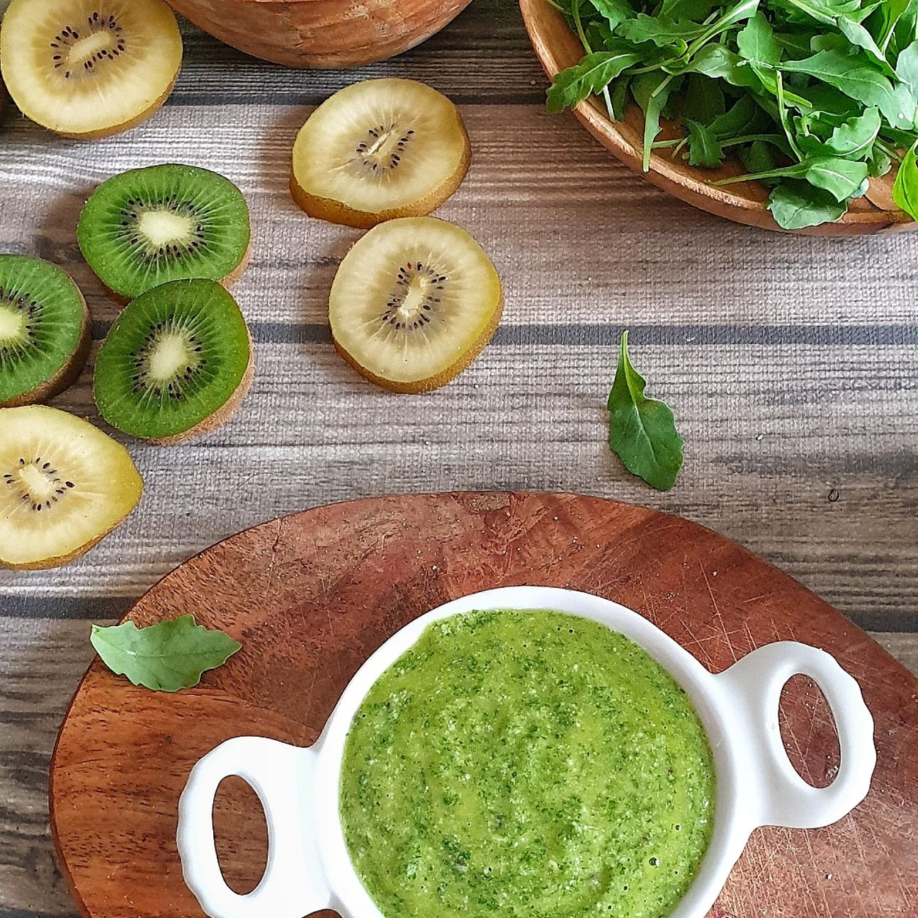 Pesto di kiwi e rucola