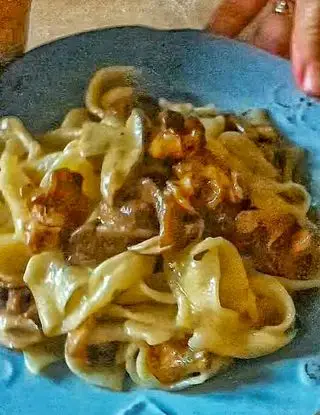 Ricetta Pappardelle alla birra con ragù di funghi alla birra di Bina