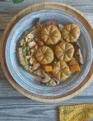 Ricetta Gnocchi di patate dolci con crema di porcini e zucca di Bina