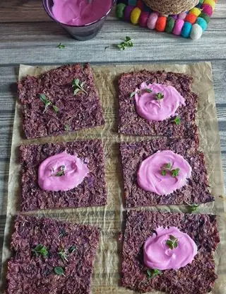 Ricetta Schiacciata di cavolo cappuccio viola di Bina