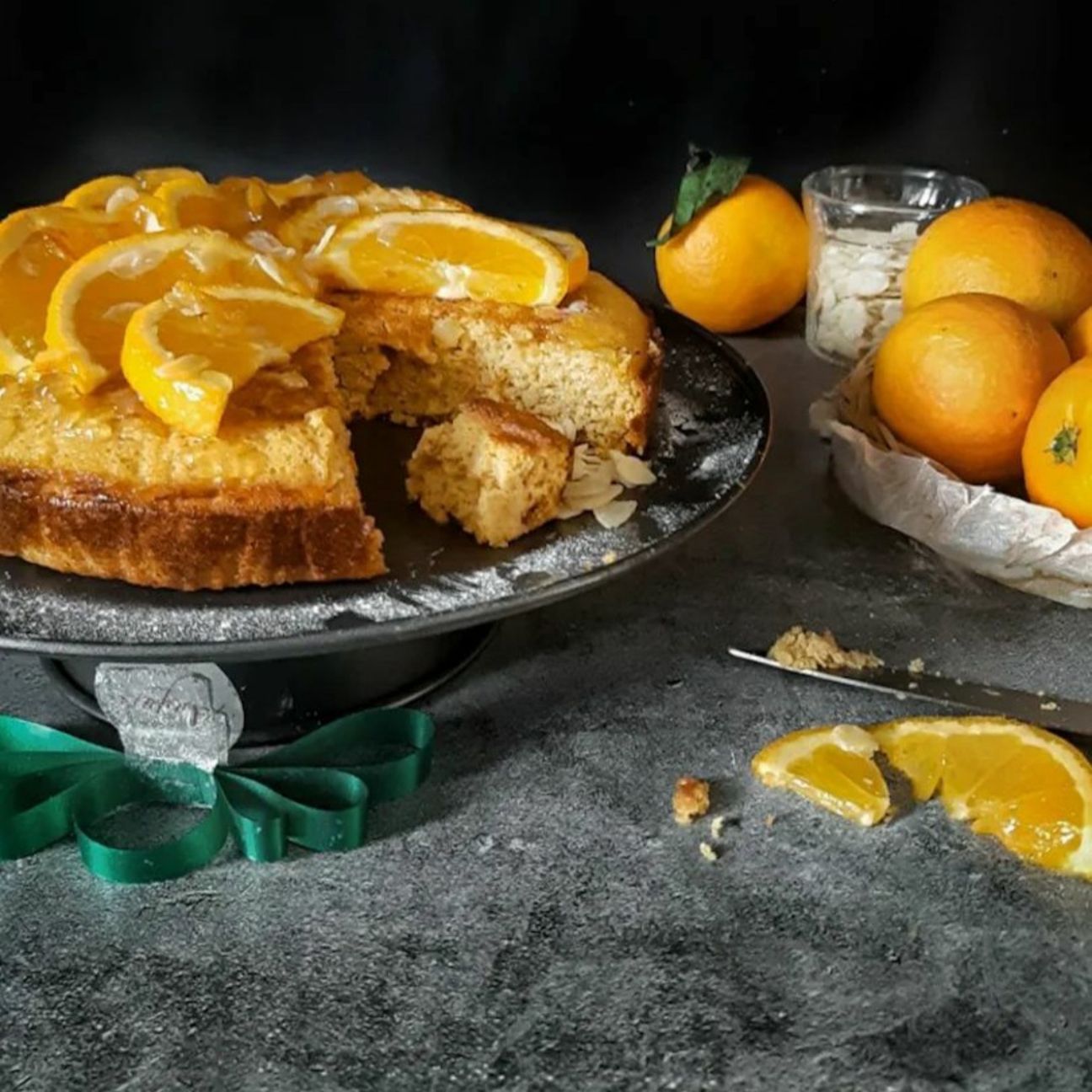 Torta ebraica arancia e mandorle senza lievito