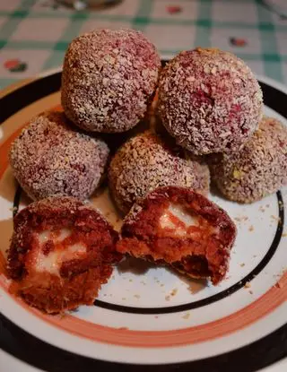 Ricetta Polpette di ceci e rapa rossa con cuore filante di rita.0